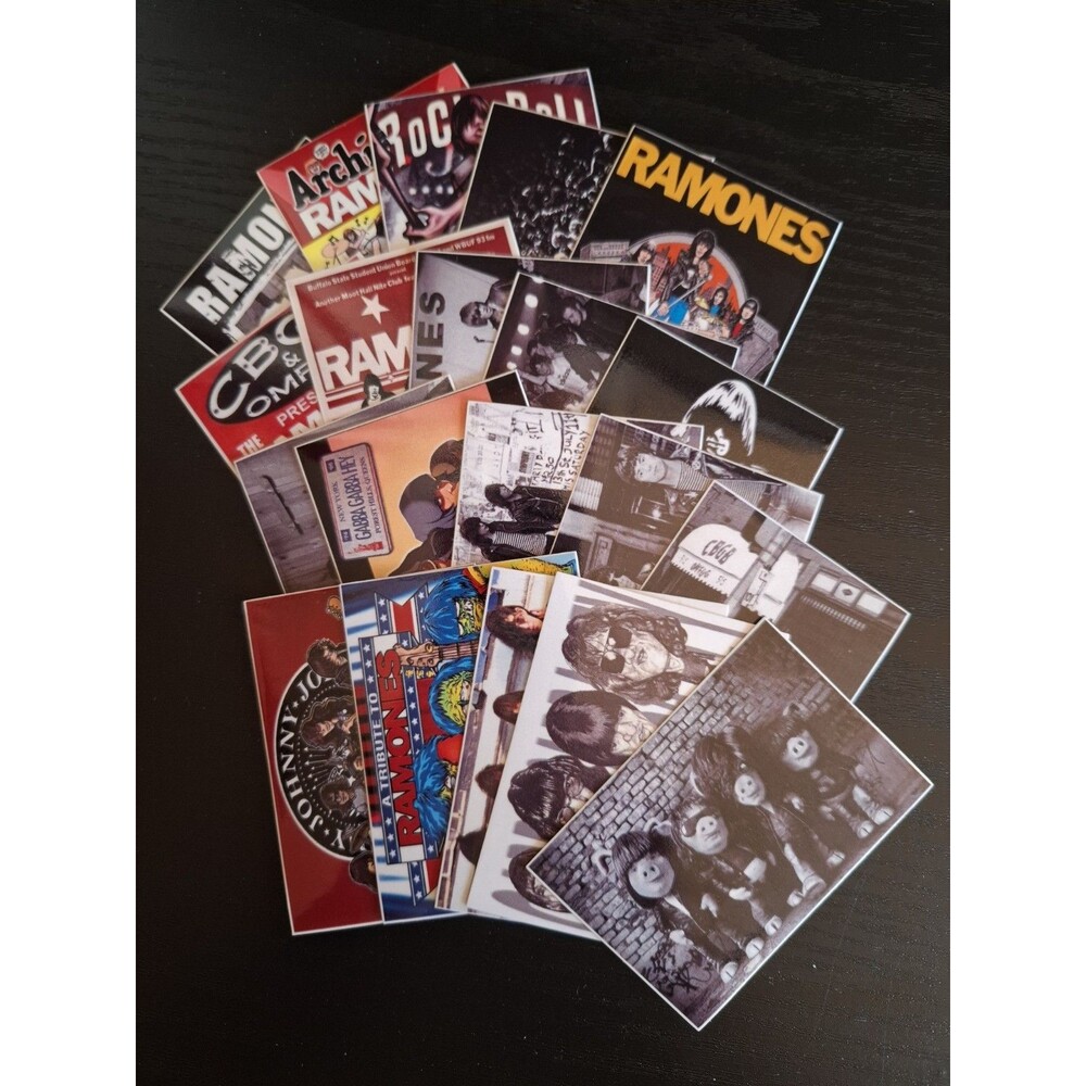 Ramones Sticker Lot 20pc High Gloss Punk Rock Music Decals CBGB Band Album Art